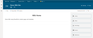 Create a Modern SharePoint Wiki – SharePoint Moments