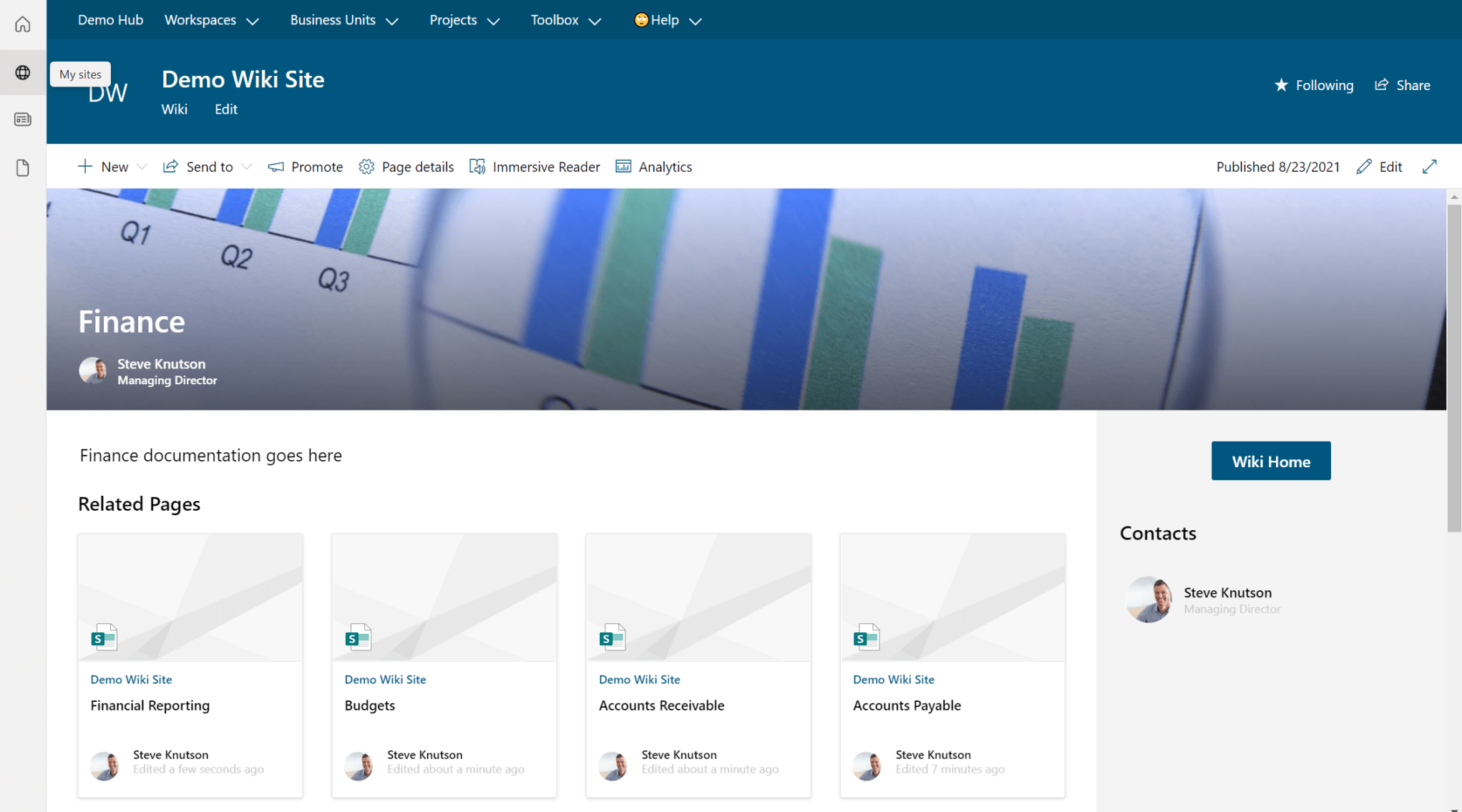 Create a Modern SharePoint Wiki – SharePoint lightbulb moments